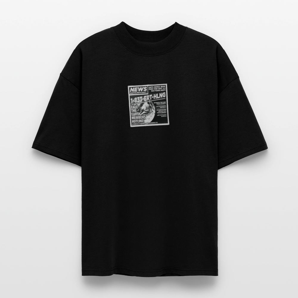 Oversized Unisex T-shirt - We Are Worthy #1 - black