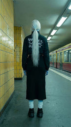 Straight Hip-Hugging Slim Maxi Skirt