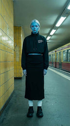 Straight Hip-Hugging Slim Maxi Skirt