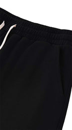 Sun Fade Raw Edge Cotton Shorts