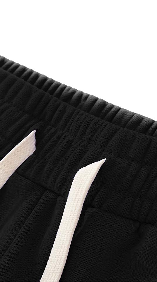 Sun Fade Raw Edge Cotton Shorts