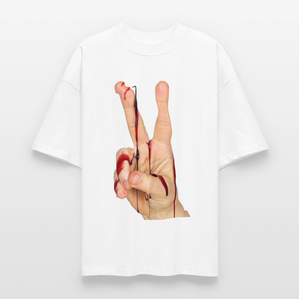 Oversized Unisex T-shirt - We Are Worthy #2 - white