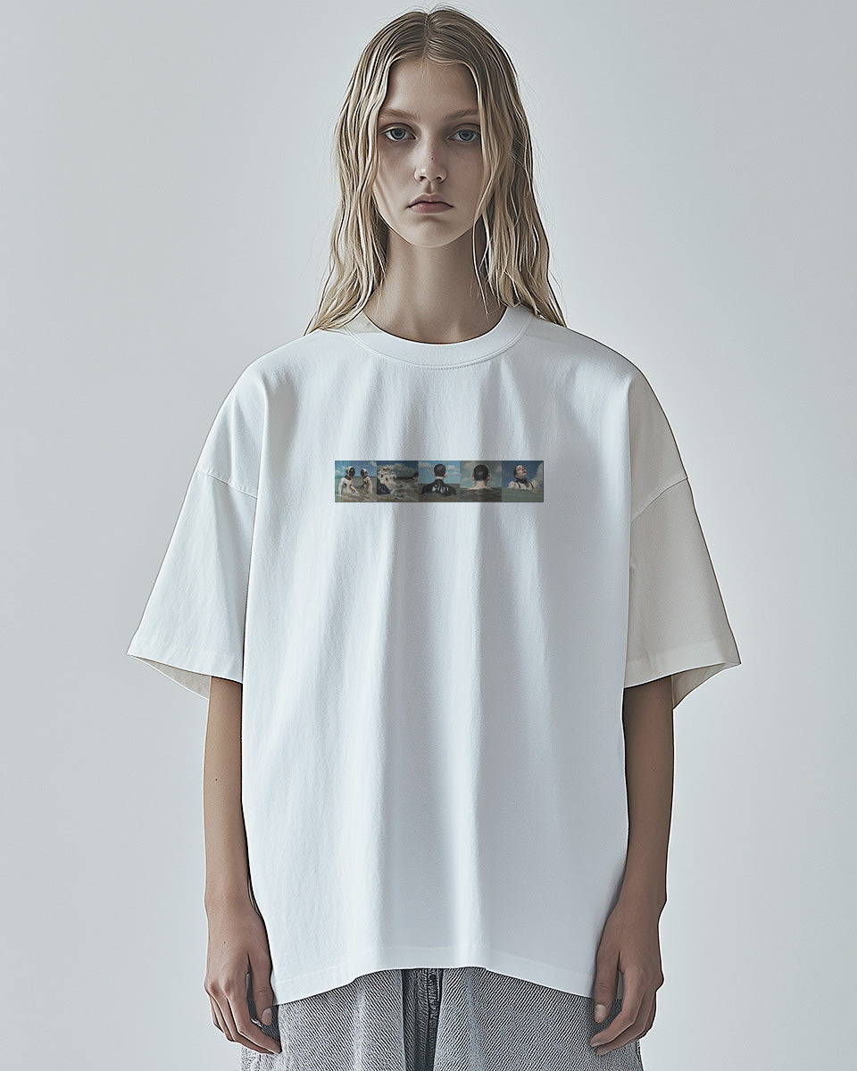 Unisex Oversized T-shirt 200 GSM - Ceramic World 001